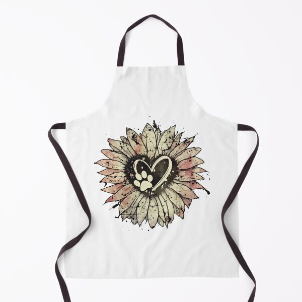 Item preview, Sunflower Paw Heart Grunge Pet Lover Tee designed and sold by OlyvieArt.