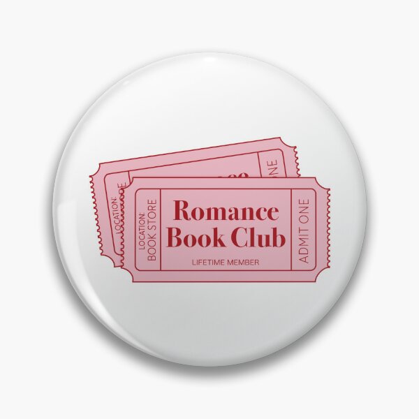 Item preview, Romance Book Club Ticket designed and sold by evereads.