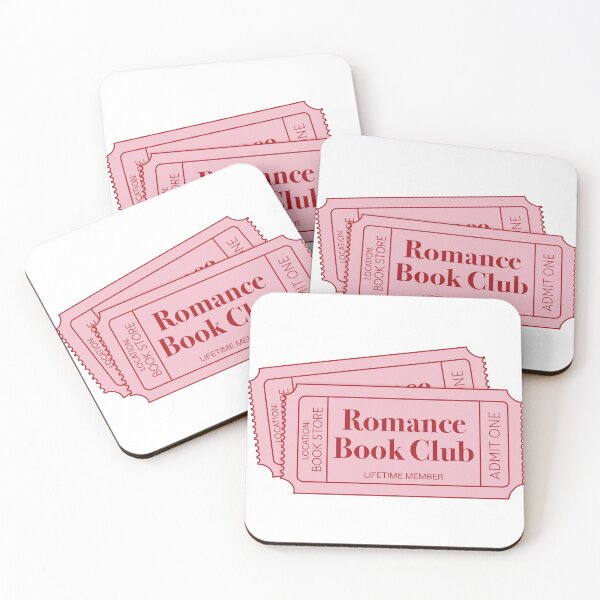 Item preview, Romance Book Club Ticket designed and sold by evereads.