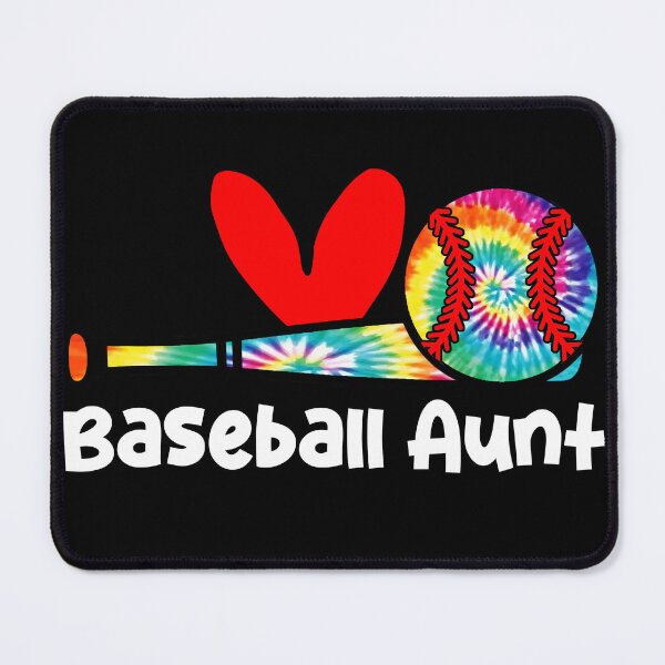 Item preview, Baseball Aunt Tie Dye Bat Heart Design designed and sold by KIROSALS.