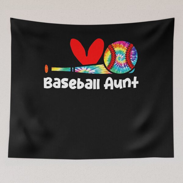 Item preview, Baseball Aunt Tie Dye Bat Heart Design designed and sold by KIROSALS.