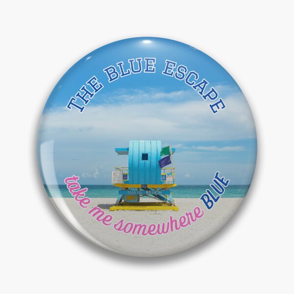 Item preview, The Blue Escape Take Me Somewhere Blue designed and sold by LittleBigGifts.