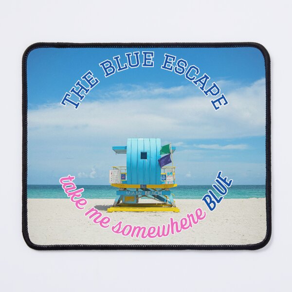 Item preview, The Blue Escape Take Me Somewhere Blue designed and sold by LittleBigGifts.