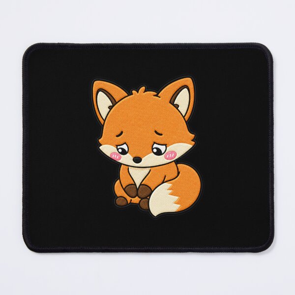 Item preview, Shy Fox Kawaii Cute Blushing Fox Cartoon Sticker designed and sold by ColorSplash123.