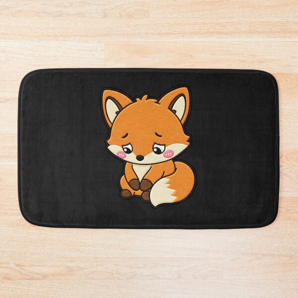 Item preview, Shy Fox Kawaii Cute Blushing Fox Cartoon Sticker designed and sold by ColorSplash123.