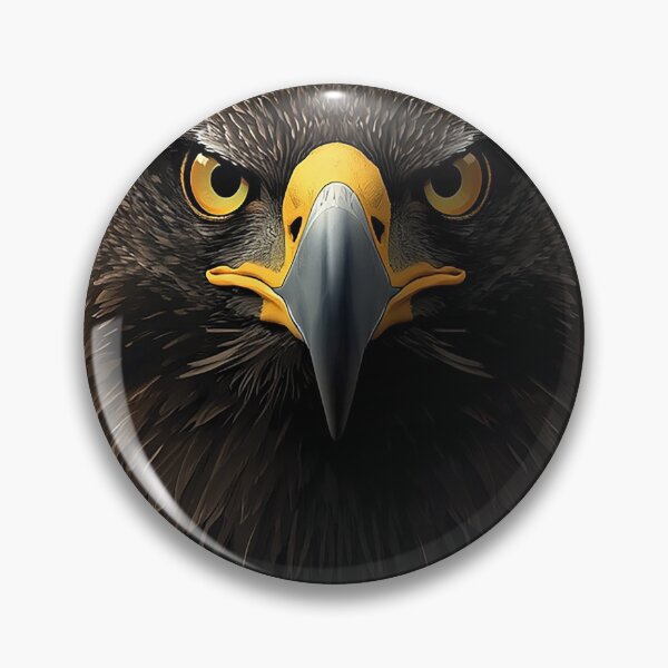 Artikelvorschau, Majestic Eagle Portrait – Minimalist Bird of Prey entworfen und verkauft von SpeedProduction.