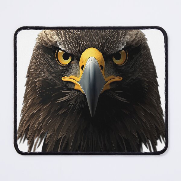 Item preview, Majestic Eagle Portrait – Minimalist Bird of Prey designed and sold by SpeedProduction.