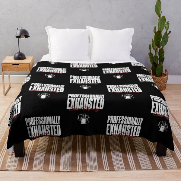 Item preview, Professionally Exhausted Shirt | Burnout Humor Tee | Work Life Meme Shirt designed and sold by KAYJAY DESIGNS.