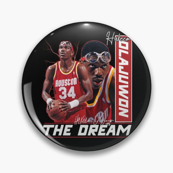Item preview, Vintage Hakeem Olajuwon The Dream Basketball Legend Signature Retro 80s 90s Bootleg Rap Style  designed and sold by fadydx112.