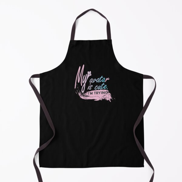 Item preview, Funny Avatar Sarcastic Quote “My Avatar Is Cute. I'm Trying” Relatable Meme Typography Design designed and sold by MadebyDi.