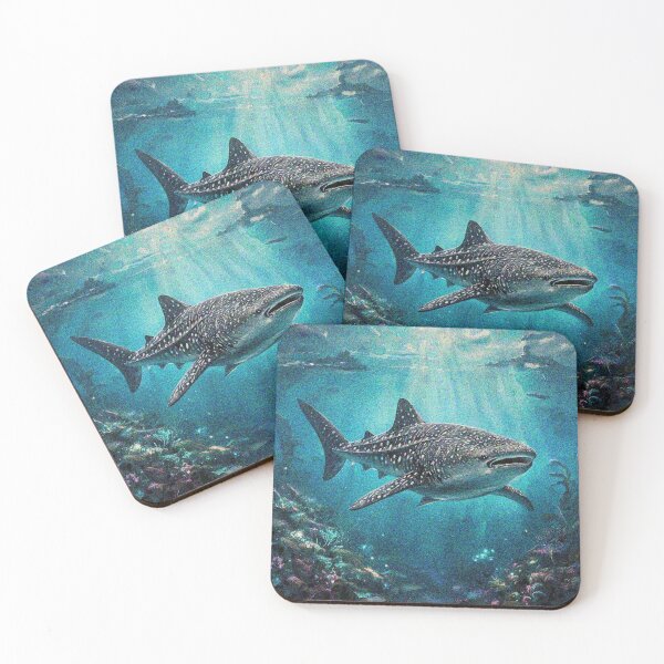 Item preview, Whale Shark Art – Cute Aesthetic Ocean Design | Marine Life Sea Animal Gift designed and sold by Illuministique.