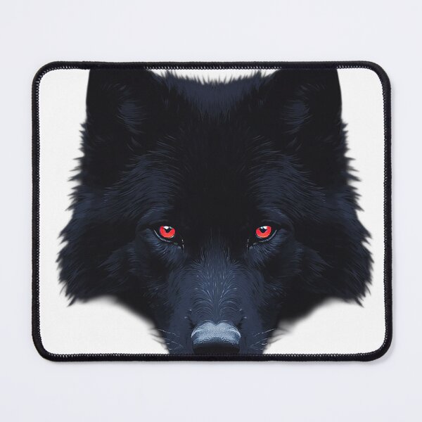 Item preview, Shadow Wolf Portrait – Dark Minimalist Wolf Design designed and sold by SpeedProduction.
