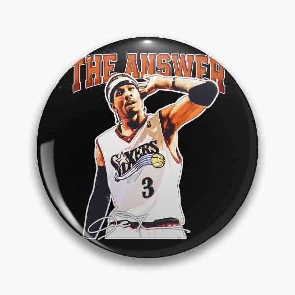 Item preview, Allen Iverson The Answer Basketball Legend Signature Vintage Retro 80s 90s Bootleg Rap Style  designed and sold by fadydx112.
