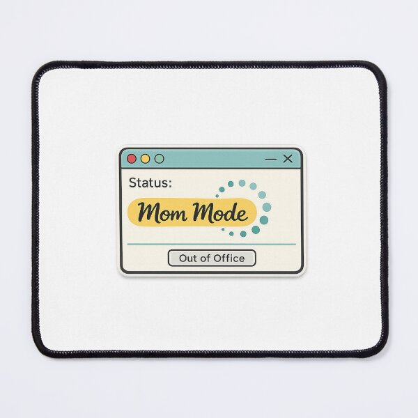 Item preview, Out of Office Mom Mode Funny Mother’s Day Minimal Line Art T-Shirt designed and sold by Line-Mood1⭐️⭐️⭐️⭐️⭐️.