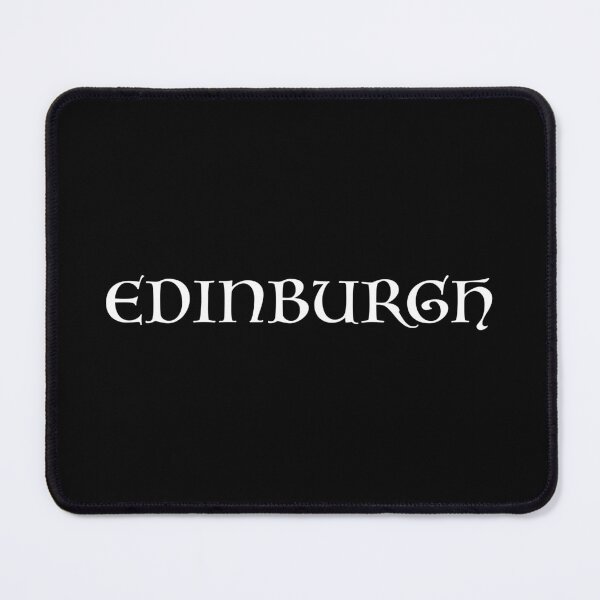 Item preview, Edinburgh old medieval style text (White) designed and sold by STUDIO-72.