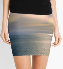 Sunset Colorful Image Mini Skirt