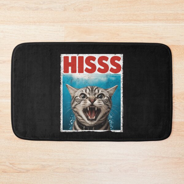 Artikelvorschau, Zisch! Amerikanische Kurzhaarkatze, lustige Retro-Horrorkatze entworfen und verkauft von JerdbordinShop.