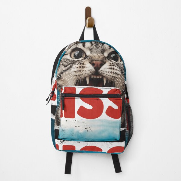 Item preview, HISSS American Shorthair Cat Funny Retro Horror Cat  designed and sold by JerdbordinShop.