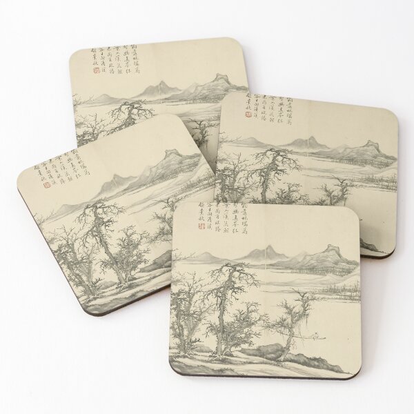 Item preview, frosty woods with red leaves  designed and sold by Paper & Pine .