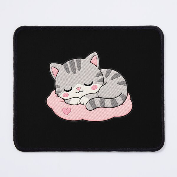 Item preview, Sleepy Kitten Kawaii Cute Cozy Cat Cartoon Sticker designed and sold by ColorSplash123.