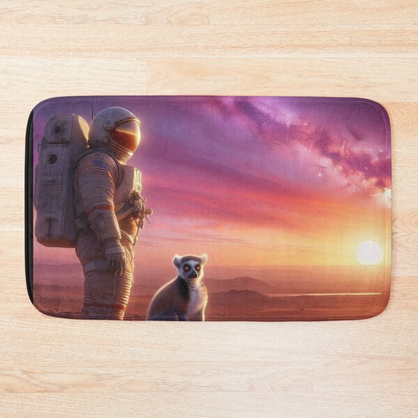 Item preview, Cosmic Encounter – Astronaut and Lemur designed and sold by Dogandesighn.