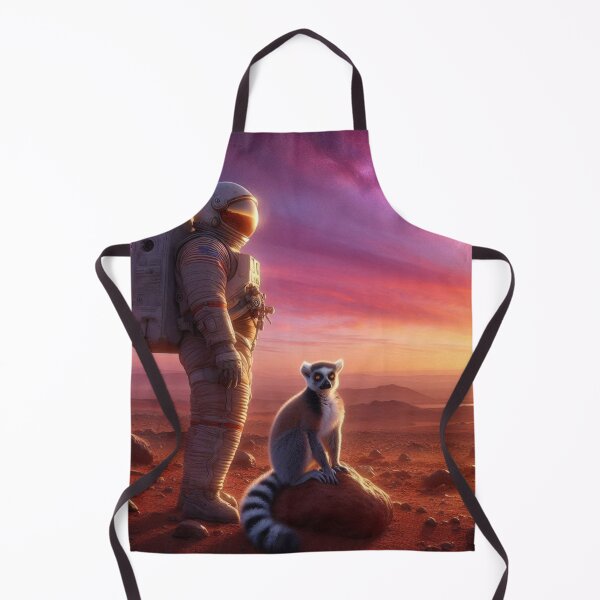 Item preview, Cosmic Encounter – Astronaut and Lemur designed and sold by Dogandesighn.