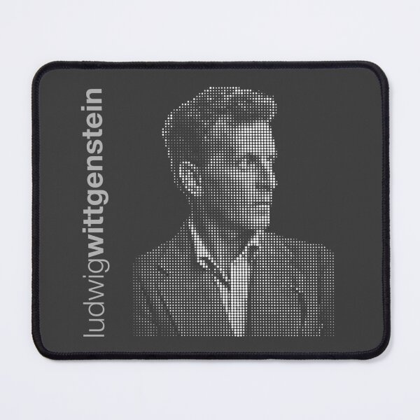 Item preview, Ludwig Wittgenstein halftone poster designed and sold by CMYKStudio.