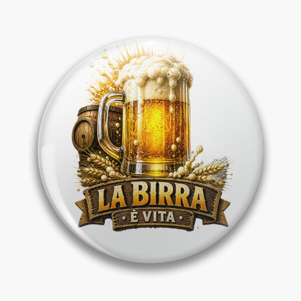 Item preview, Italian Beer Lover – La Birra è Vita Vintage Pub Design designed and sold by Busdriverstore.