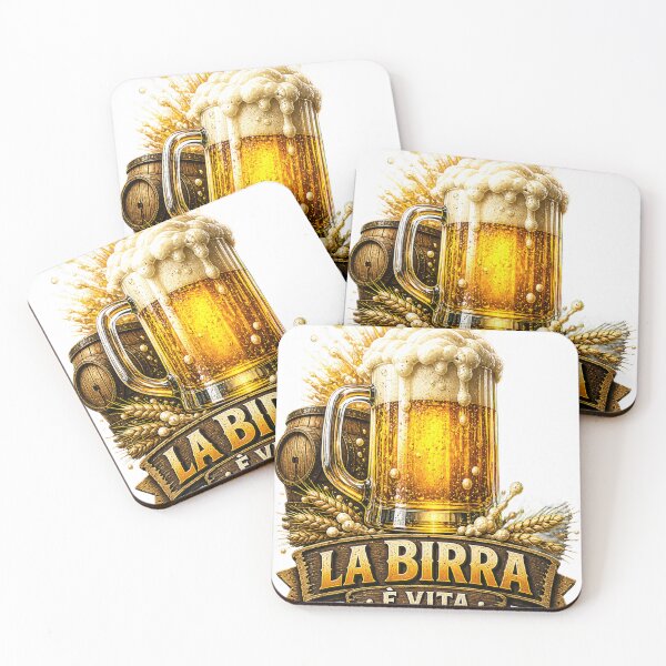 Item preview, Italian Beer Lover – La Birra è Vita Vintage Pub Design designed and sold by Busdriverstore.