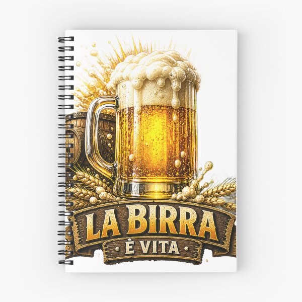 Item preview, Italian Beer Lover – La Birra è Vita Vintage Pub Design designed and sold by Busdriverstore.