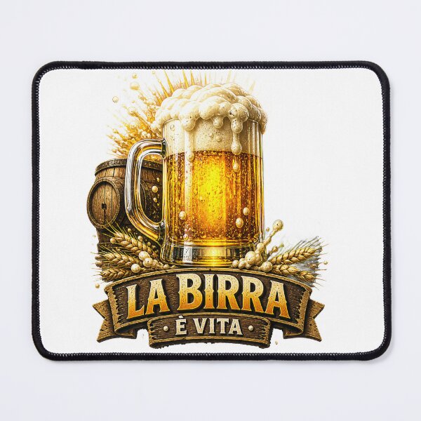 Item preview, Italian Beer Lover – La Birra è Vita Vintage Pub Design designed and sold by Busdriverstore.