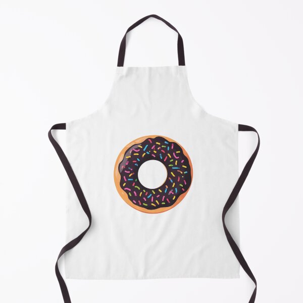 Item preview, chocolate sprinkle donut| cute sweet food illustration designed and sold by insiya-art.