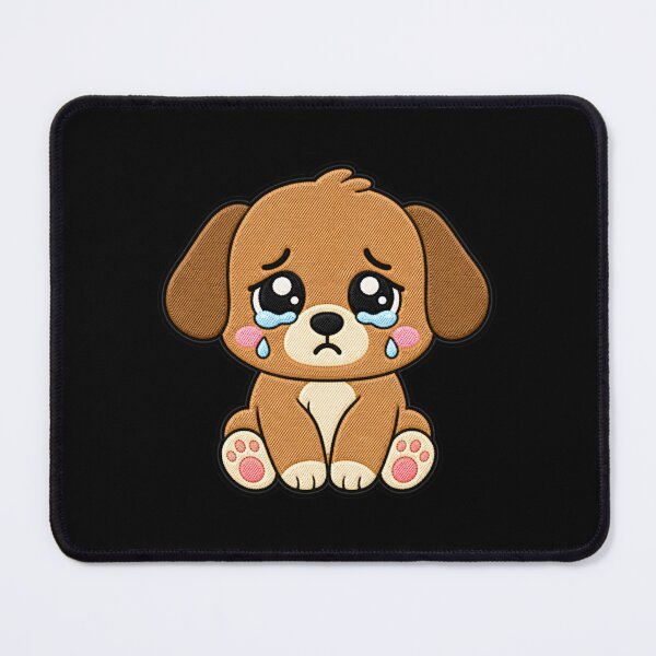 Item preview, Crying Puppy Kawaii Cute Sad Dog Cartoon Sticker designed and sold by ColorSplash123.