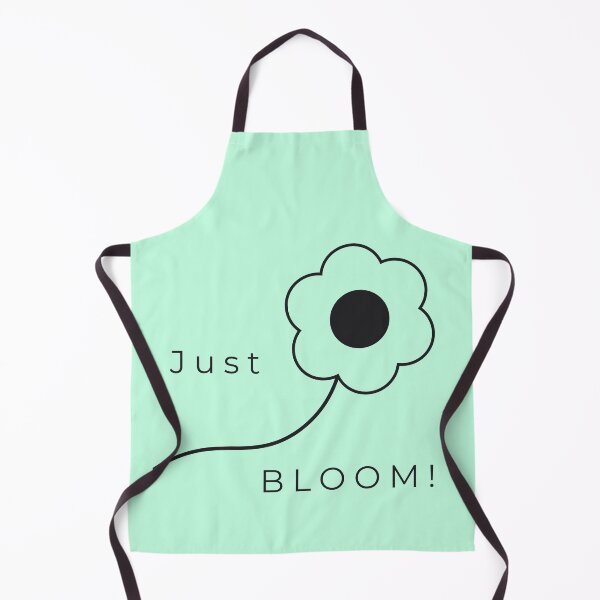 Item preview, Just Bloom! - Minimalist Flower Line Art Poster - Green Blue designed and sold by Très Joli Brothers.