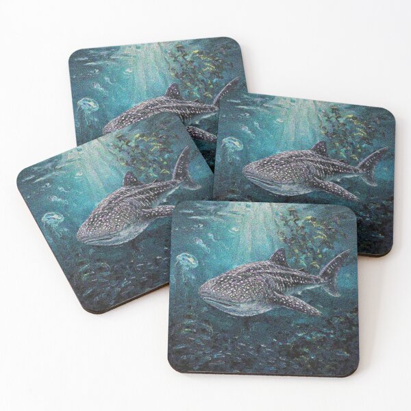 Item preview, Whale Shark Art – Cute Aesthetic Ocean Design | Marine Life Sea Animal Gift designed and sold by Illuministique.