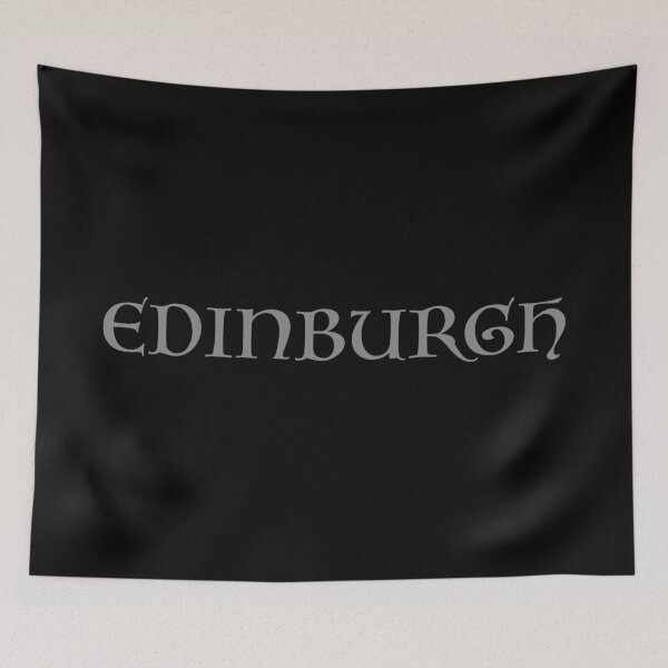 Item preview, Edinburgh old medieval style text (Grey) designed and sold by STUDIO-72.