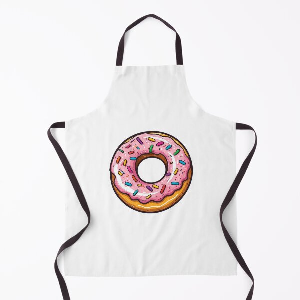 Item preview, Pink Sprinkle Donut | Cute Kawaii Dessert Illustration designed and sold by insiya-art.