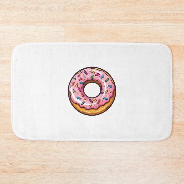 Item preview, Pink Sprinkle Donut | Cute Kawaii Dessert Illustration designed and sold by insiya-art.