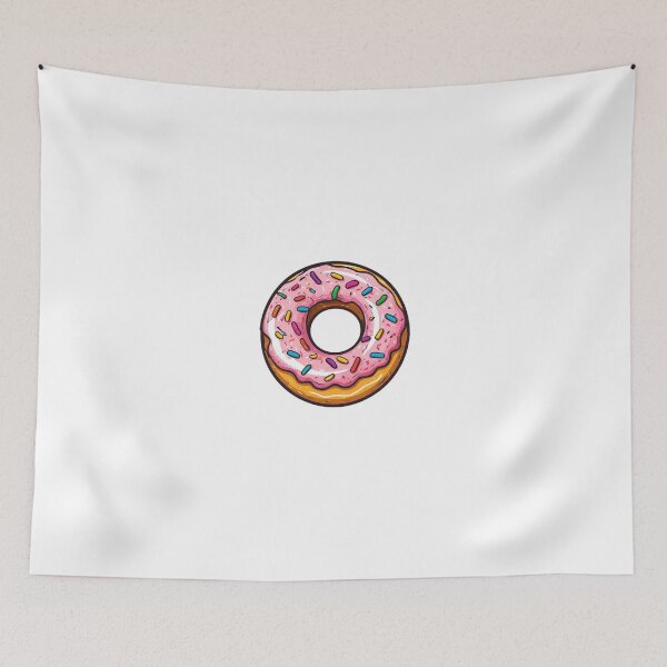 Item preview, Pink Sprinkle Donut | Cute Kawaii Dessert Illustration designed and sold by insiya-art.