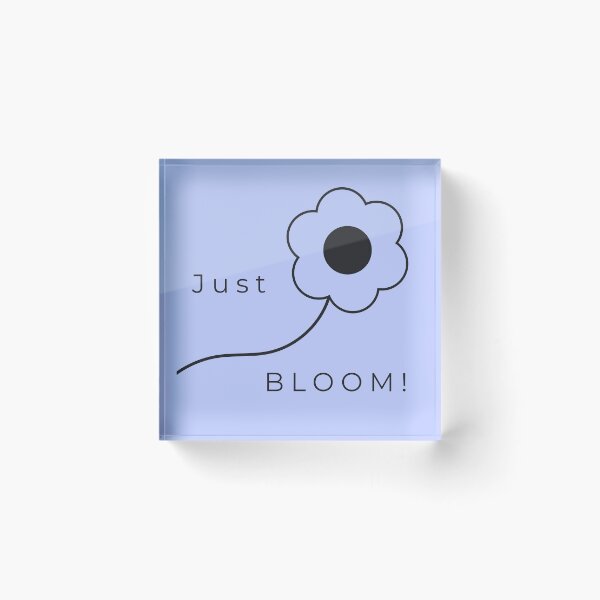 Item preview, Just Bloom! - Minimalist Flower Line Art Poster. Lavander designed and sold by Très Joli Brothers.