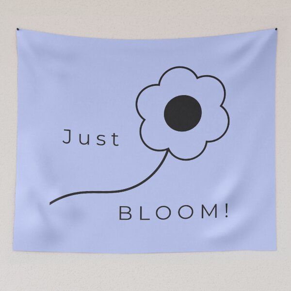 Item preview, Just Bloom! - Minimalist Flower Line Art Poster. Lavander designed and sold by Très Joli Brothers.