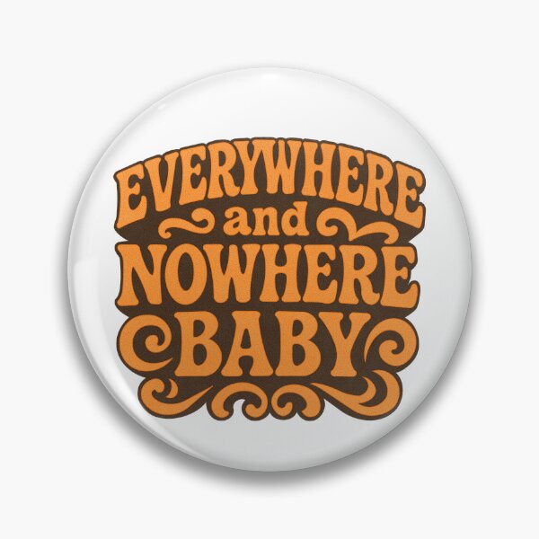 Item preview, Everywhere And Nowhere Travel Quote designed and sold by WeAdventured.