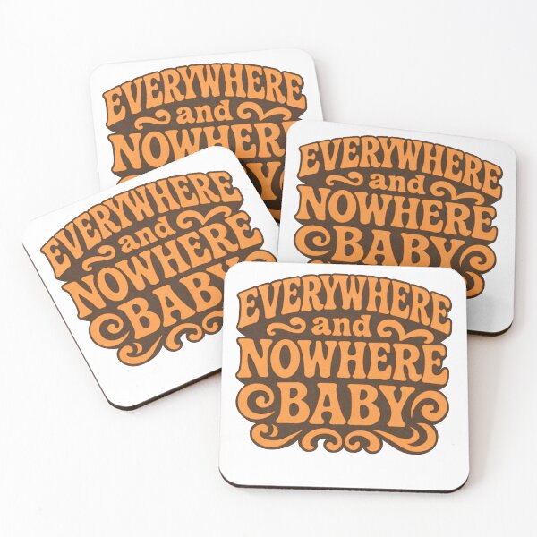 Item preview, Everywhere And Nowhere Travel Quote designed and sold by WeAdventured.