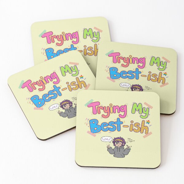Item preview, Trying My Best-ish – Cute & Relatable Vibes designed and sold by JAMESAMORN.
