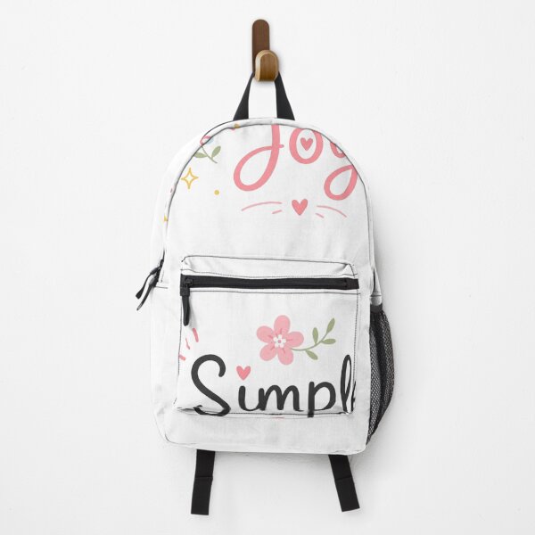 Item preview, Simple Joy Cute Minimalist Quote Design | Aesthetic Pastel Typography | Positive Vibes Art for Stickers, T-Shirts & Gifts designed and sold by Sanika arts .