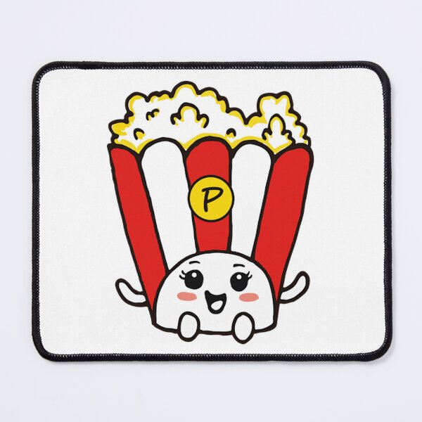 Item preview, Cute Popcorn Bucket Kawaii Movie Night Illustration designed and sold by Loopdrawings.