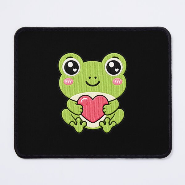 Item preview, Love Frog Kawaii Cute Heart Frog Cartoon Sticker designed and sold by ColorSplash123.