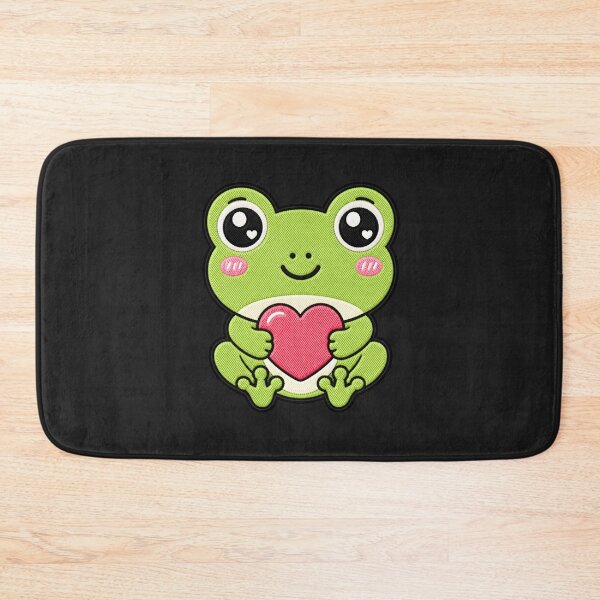 Item preview, Love Frog Kawaii Cute Heart Frog Cartoon Sticker designed and sold by ColorSplash123.