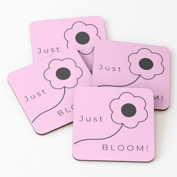 Item preview, Just Bloom! - Minimalist Flower Line Art Poster. Pink designed and sold by Très Joli Brothers.