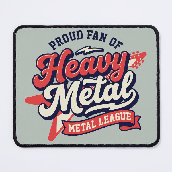 Item preview, Heavy Metal Retro Flying V Guitar Vintage Script Rock Music Sticker T-Shirt designed and sold by Cozy-Old-Pub.